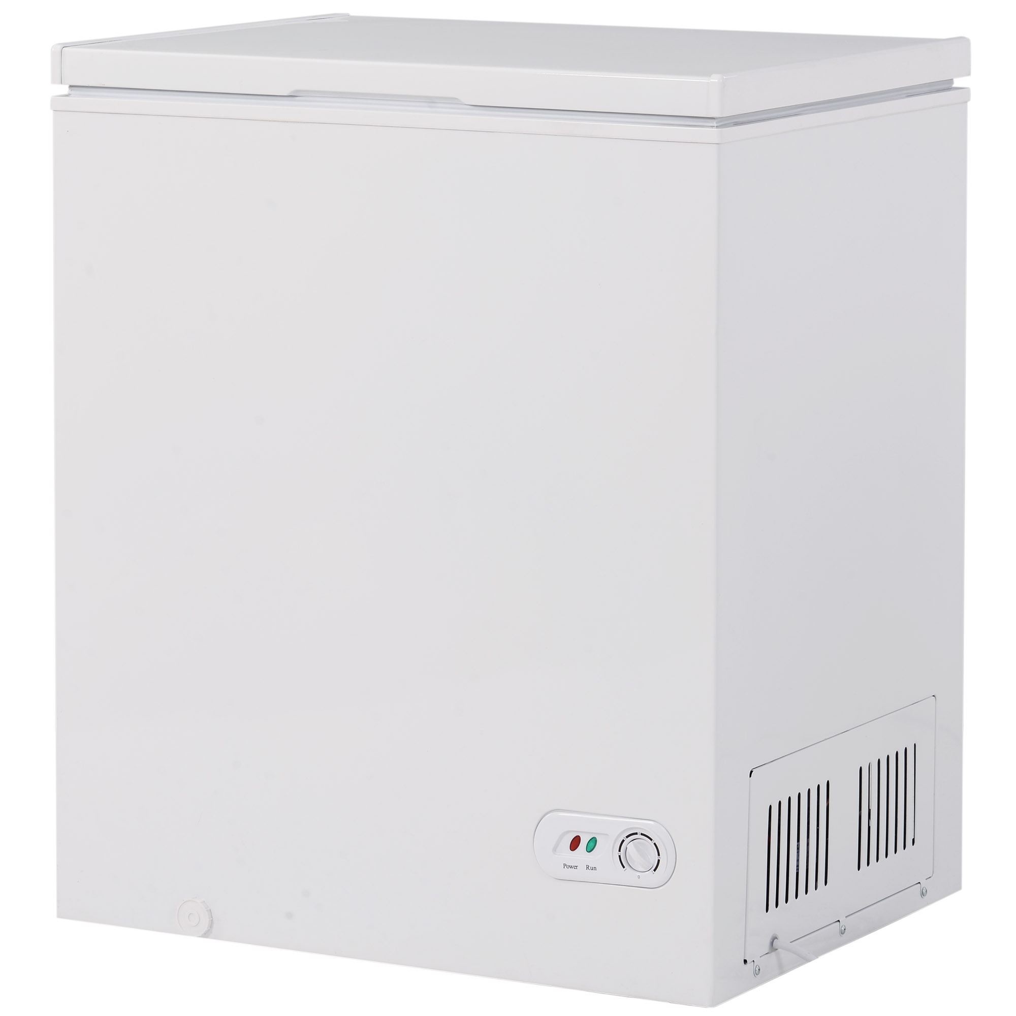 5 cu.ft Chest Freezer Removable Storage Basket, Top Open Door Freezing Machine 7 Temperature Settings