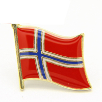 Épinglette de drapeau de Porto Rico artisanat en métal personnalisé épinglettes de pays