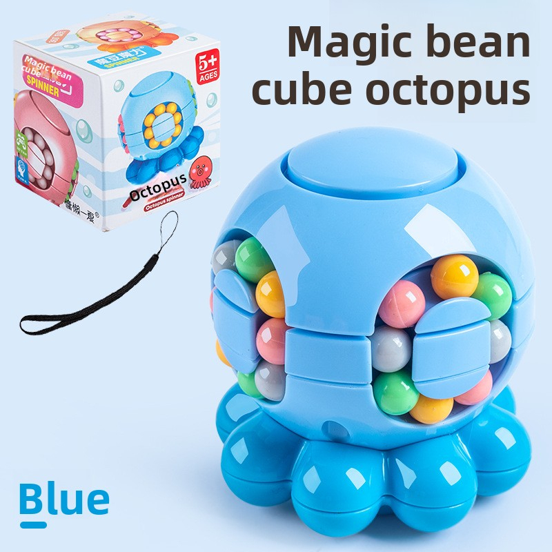 Color box [little octopus-blue] 5.3*5.3*6cm