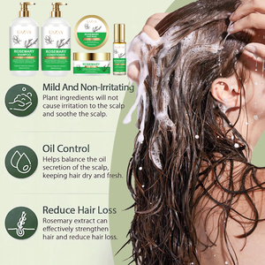 Champú <span class=keywords><strong>y</strong></span> Acondicionador de Aceite de Argán Natural de Marca Privada, Aceite de Romero para <span class=keywords><strong>el</strong></span> Crecimiento del Cabello, Champú Sin Parabenos ni Sulfatos al por Mayor - Product Image 6