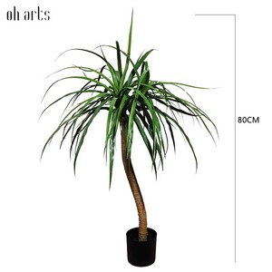 OH ARTS Best Seller Arbre artificiel Dracaena pour décoration intérieure, herbe synthétique avec pot en métal pour mariage - Product Image 5