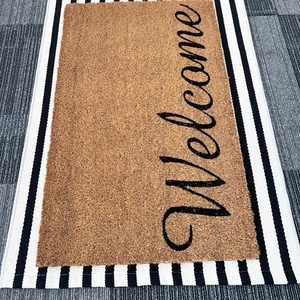 Alfombra de Entrada para Puerta Exterior, Alfombra de Porche con Rayas en Capas - Product Image 5