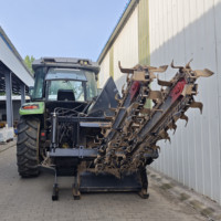 Cadena para zanjadora de 3 puntos para tractor |   Cadena de excavación para pozos agrícolas, para la colocación de tuberías, fertilización de huertos y enterramiento de cables