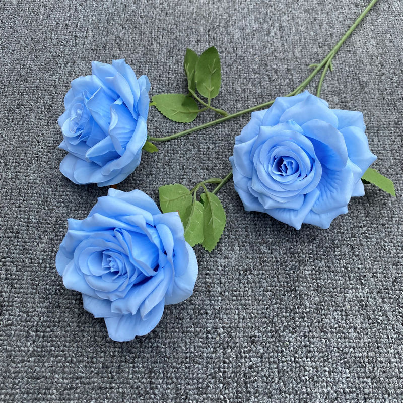 20Pcs Rose Artificiale Fiore Di Seta Teste FAI DA ... - Vicedeal