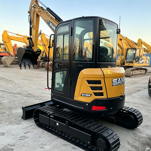 Mini-excavatrice SY35U nouvelle génération, contrôle précis, chenilles, pour le creusement de fossés de fondations de serres - Product Image 3