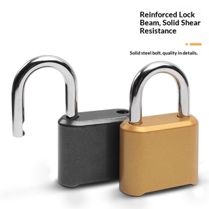 Cadenas à combinaison étanche en <span class=keywords><strong>U</strong></span> à tige longue, antirouille, grand format, pour armoires, portes de maison, entrepôts et extérieur - Product Image 4