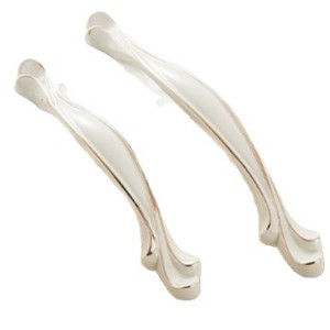 Ivory White Zinc Alloy Cabinet Handle Bar Minimalist Solid Thickened <b>Gold</b> Edge <b>Drawer</b> Wardrobe Door <b>Pull</b> - Product Image 5