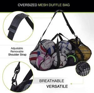 Muestra Gratis: Bolsa de Deporte y Viaje Extra Grande Personalizada de Malla con Cremallera y Correa para el Hombro - Product Image 2
