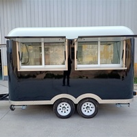 Remorque de vente ambulante de snacks en plein air, directement de l'usine, chariot alimentaire personnalisé pour le marché américain à un prix compétitif