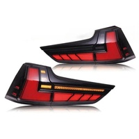 YBJ, accesorios para coche, luz de señal LED de freno, piezas de afinación, montaje de luz trasera LED roja para LEXUS LX570 LX470 2016-2023 nuevo