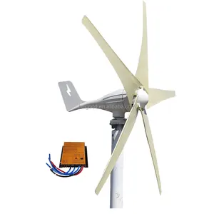 风力发电机1kw水平轴风力发电机12V 24V 48V PMG交流发电机风力发电机发电机控制器锂电池