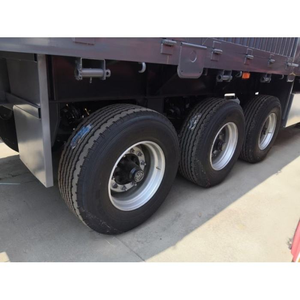 Semi-<span class=keywords><strong>remorque</strong></span> utilitaire à 3 essieux avec ridelles latérales pour le transport de marchandises en vrac, semi-<span class=keywords><strong>remorque</strong></span> à ridelles latérales avec panneaux - Product Image 4