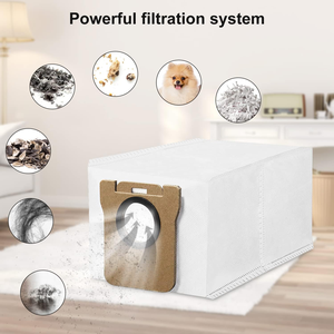 Paquete de 10 bolsas de repuesto para aspiradora Xiao-<span class=keywords><strong>mi</strong></span> X10 Dreame L10s de gran capacidad de 2,5 L, fuente de alimentación Manual - Product Image 3