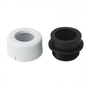 Abrazadera Combinada con Cubierta de Terminal Blanca, Diámetro 48-58 mm, Conector de Agua para Jardín - Product Image 3