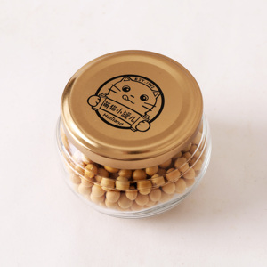 Precio de fábrica de cristal opaco bebé mano de oro en forma de frasco de vidrio de miel varias formas - Product Image 5