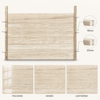 Travertin beige de haute qualité PerfectStone - Travertin poli pour la décoration résidentielle et les projets commerciaux