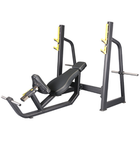 Vente en gros, équipement de gymnastique, banc de descente, banc de presse, cadre d'entraînement de la poitrine oblique, gymnase, tige spéciale