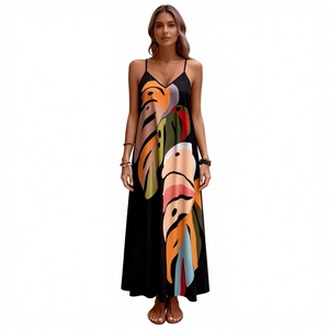 <span class=keywords><strong>Robe</strong></span> de plage ample personnalisée 2026, style européen et américain, vêtement de vacances, protection solaire, imprimé, pour bikini - Product Image 2
