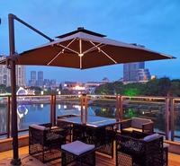 Parasols d'extérieur grand format, parasols de jardin, table et chaise d'extérieur avec parasol, parasols de terrasse Uplion Yinzhou Living