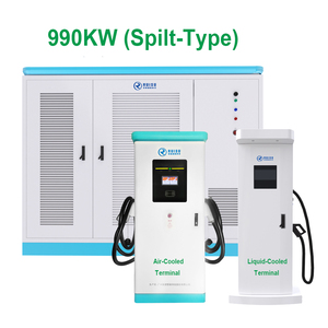 Ruisu 990KW Nouvelle <span class=keywords><strong>borne</strong></span> de <span class=keywords><strong>recharge</strong></span> pour véhicules électriques à refroidissement liquide, terminaux robustes, station de charge pour flotte industrielle 1000V DCFC OCPP1.6J Intelligente - Product Image 1