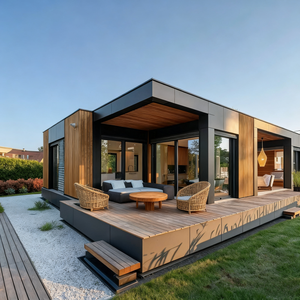 Maison modulaire contemporaine Solution moderne en acier léger pour maison de <span class=keywords><strong>jardin</strong></span> Villas Immeubles de bureaux Chambres à coucher Cuisines Salles de bains Hôtels - Product Image 4