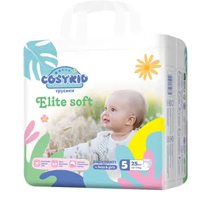 Hot Selling Private Brand COSYKID Baby Diaper Customized Incontinence Waterproof Nappies Wholesale Baby Pull Up Training Pants