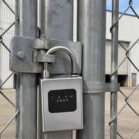 Candado Inteligente 4G con Control Remoto, Teclado Bluetooth, Contraseña, Candado de Seguridad Industrial de Alta Resistencia para Campos Petroleros y de Gas, para Exteriores