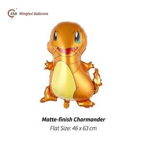 Anime Foil Balloons Pikachu Charmander Pokeball Lightning Shape Mylar Balloon Kids <strong>Birthday</strong> Party <strong>Decor</strong> Balloon - Product Image 6