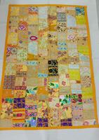 Patchwork indien fait à la main coton Vintage Kantha rideau Mandala tapisserie bohème écologique rideaux fait à la main article mur Art