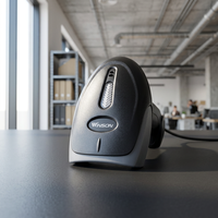 Lecteur de codes portable filaire à prix avantageux, scanner de codes-barres laser 1D