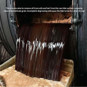 Pelle Bovina Italiana Cerata a Olio Anti-Pilling, Tinta Unita, di Alta Qualità, Artistica, per Articoli in Pelle Fai-da-te, Borse, Scarpe e Oggetti Artigianali - Product Image 6