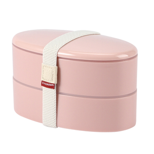 Eco BPA Free food grade plastic food container 1 layer bento box leak proof lunch box with divider