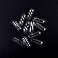 Capsules vides transparentes certifiées GMP/HALAL/ISO en grande quantité, toutes tailles, en HPMC végétal