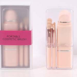 Juego de Brochas de Maquillaje Retráctiles 8 en 1 de Alta Calidad LUMA, Brochas Cosméticas Multifuncionales Mini con Estuche Portátil - Product Image 3