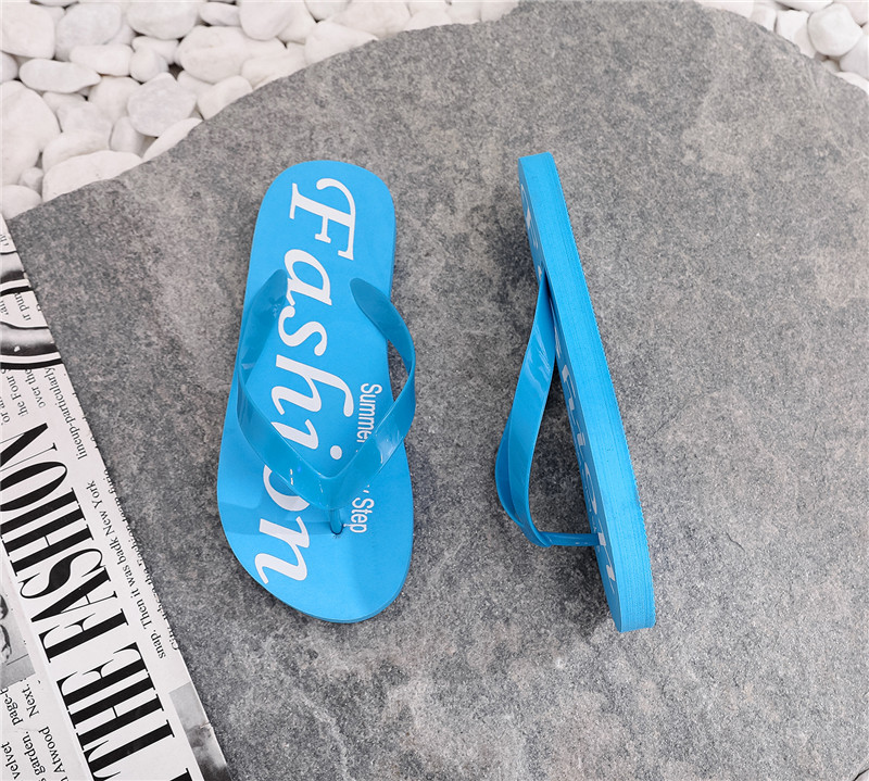 Custom Logo Hollow Flip-flops EVA Hotel Slippers Outdoor Beach Flipflops Slippers