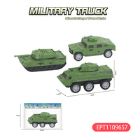 EPT $1 Jouets 1: 64 Véhicule militaire coulissant en alliage Camions Jouets Camion Jouets Véhicules Petites voitures pour enfants