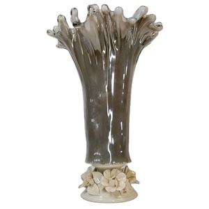 Tammaro Home vase en verre italien de haute qualité avec porte-fleur de pied brillant Capodimonte décoration de la maison chanceuse - Product Image 1