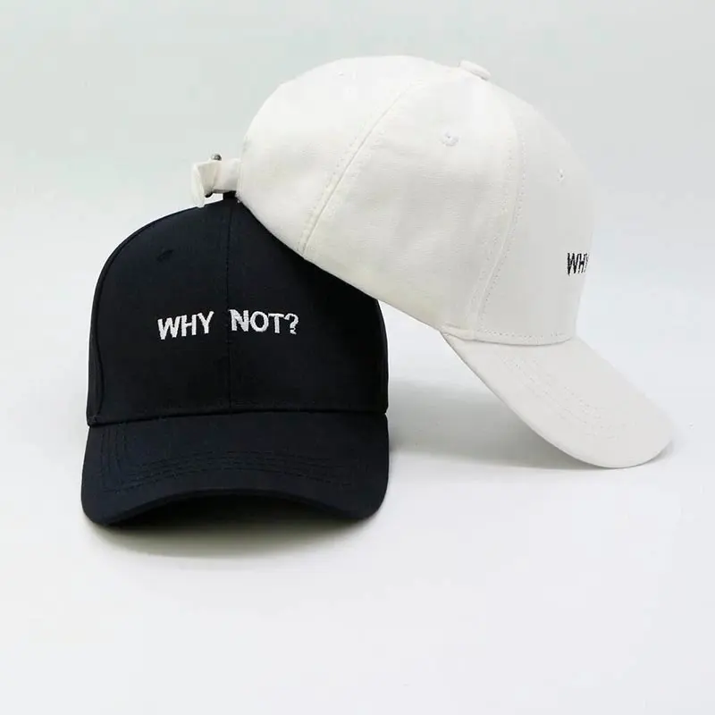 Thư Tại Sao Không Snapbacks Mũ Bóng Chày Mũ Hip Hop Cho Nam Giới Phụ Nữ CHA Mũ Gorras Cậu Bé Cô Gái Cotton Đen Trắng Được Trang Bị Mũ Xương