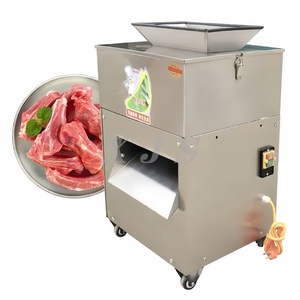 Máquina Eléctrica para Cortar Carne en Cubos, <span class=keywords><strong>Picadora</strong></span> <span class=keywords><strong>de</strong></span> Carne Fresca <span class=keywords><strong>de</strong></span> Acero Inoxidable para Procesamiento <span class=keywords><strong>de</strong></span> <span class=keywords><strong>Pollo</strong></span>, Cerdo y Res - Product Image 4