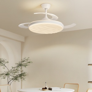 Lámpara de techo con ventilador silencioso para dormitorio, hogar, restaurante, con protección ocular y función de ventilador de viento - Product Image 2