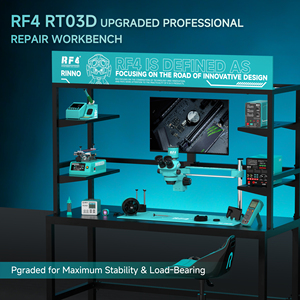 Mesa <span class=keywords><strong>de</strong></span> Trabajo RF4 RT03D <span class=keywords><strong>de</strong></span> Metal Resistente, Tamaño Grande, 4 Estantes Ajustables, para Reparación <span class=keywords><strong>de</strong></span> Teléfonos Móviles <span class=keywords><strong>y</strong></span> <span class=keywords><strong>Mantenimiento</strong></span> <span class=keywords><strong>de</strong></span> Electrónicos - Product Image 3