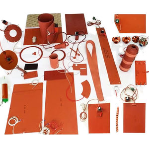 Pemanas listrik keramik 1500W 110V kualitas tinggi dengan kontroler karet silikon fleksibel 65x250mm Komponen pemanas listrik - Product Image 1