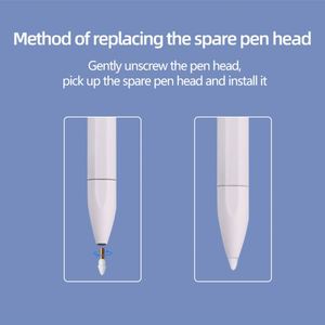 Stylet universel en aluminium à prix de gros avec pointe Magicle remplaçable pour iPhone, tablette Android, capacitif passif/actif - Product Image 4