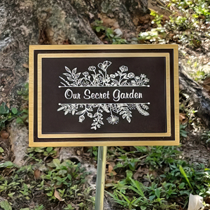 Thời tiết đúc Nhôm Nhà số dấu hiệu sâu bằng Đồng kết thúc vàng nâng cao chữ chống gỉ địa chỉ ngoài trời mảng bám - Product Image 1