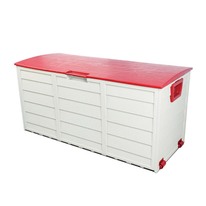 Commercial Large Capacity Outdoor Garden Plastic Hand Tool Storage Box With Wheels