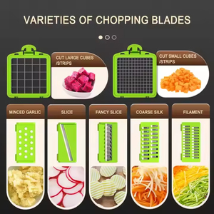 Multi functional 15 in 1 Handheld Vegetable Chopper Onion Cutter <b>Potato</b> Peeler Kitchen Fruits Slicer Vegetable Cutter - Product Image 2
