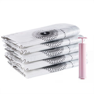 <span class=keywords><strong>Sac</strong></span> de compression sous vide en plastique pour la maison, motif tournesol, pour doudounes et couettes - Product Image 1