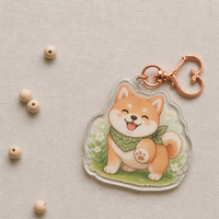 Breloques en acrylique personnalisées en gros, porte-clés transparents, pendentifs animaux Kawaii, accessoires de sac mignons pour cadeaux et fêtes