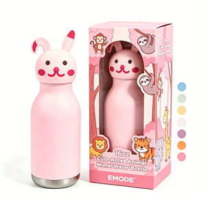 Nouvel Arrivage – Bouteilles d'eau isothermes Emode 304 en gros pour enfants, 450 ml, avec paille - Product Image 5