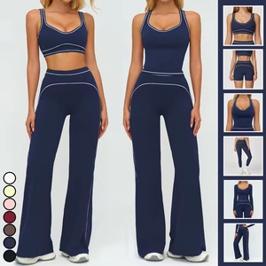 Set da yoga 6 pezzi, abbigliamento sportivo da donna per palestra e fitness, reggiseno sportivo push-up sexy, leggings da yoga a vita alta per donna, abbigliamento per il tempo libero. - Product Image 2